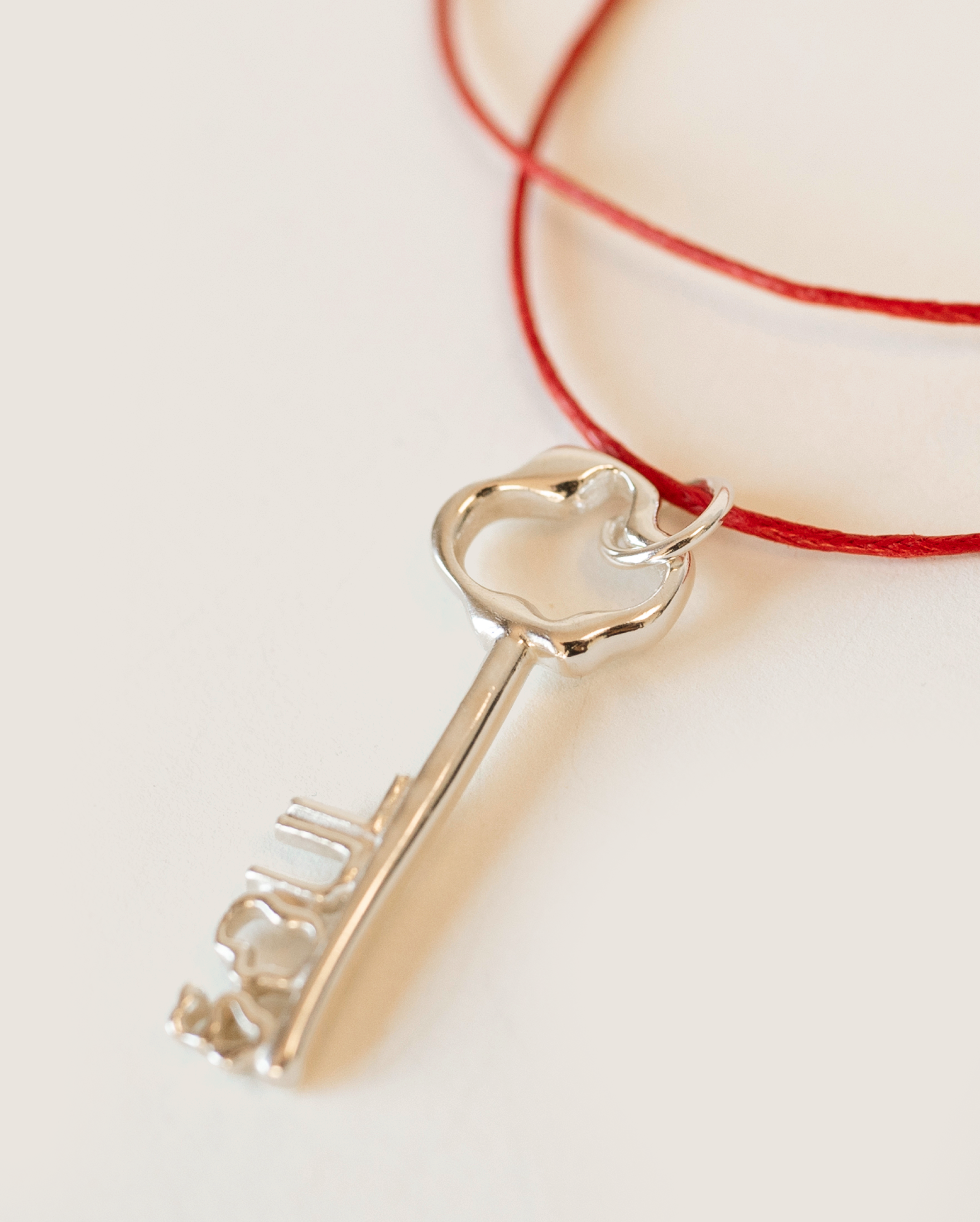 Soul Key pendant necklace in silver