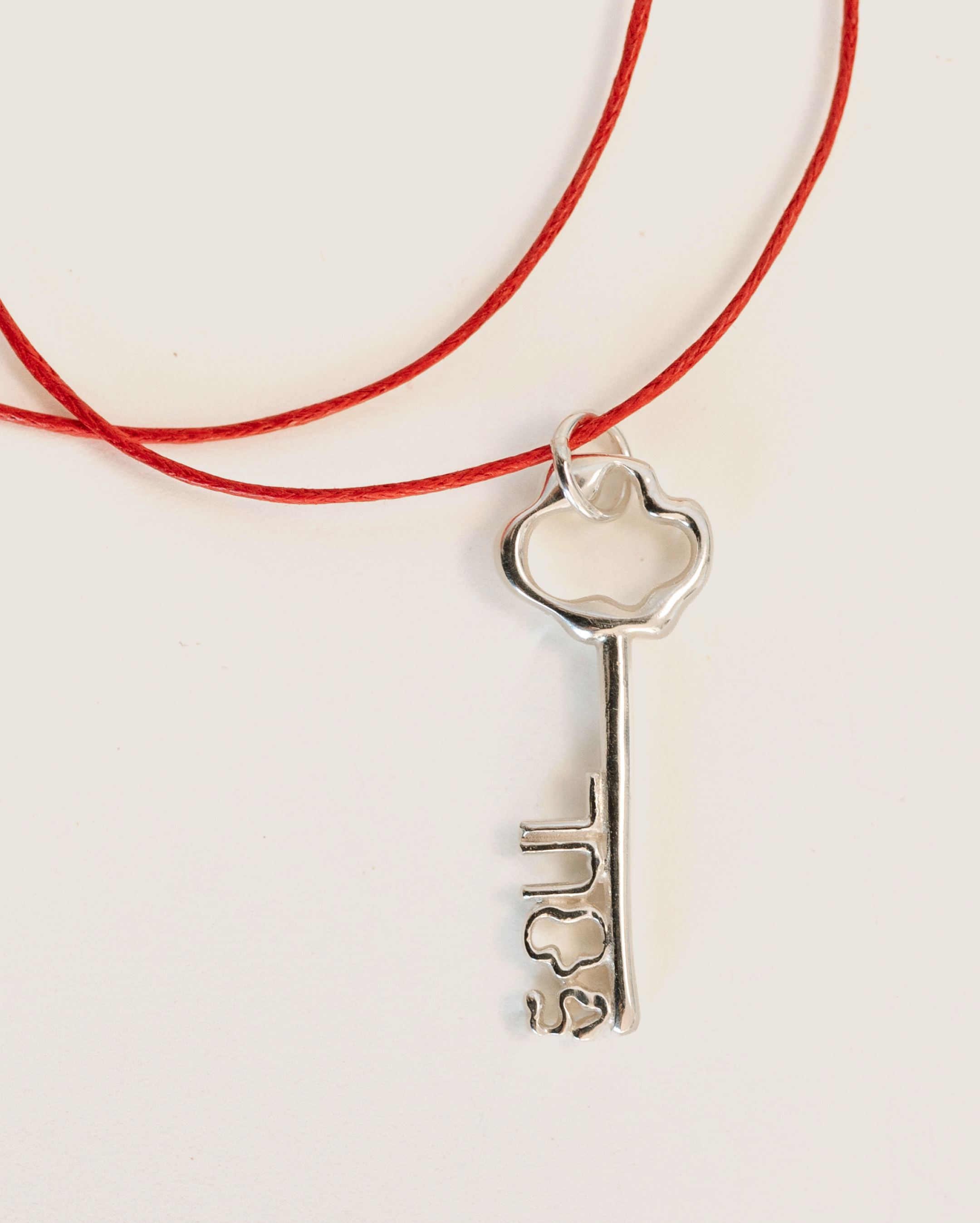 Soul Key pendant necklace in silver