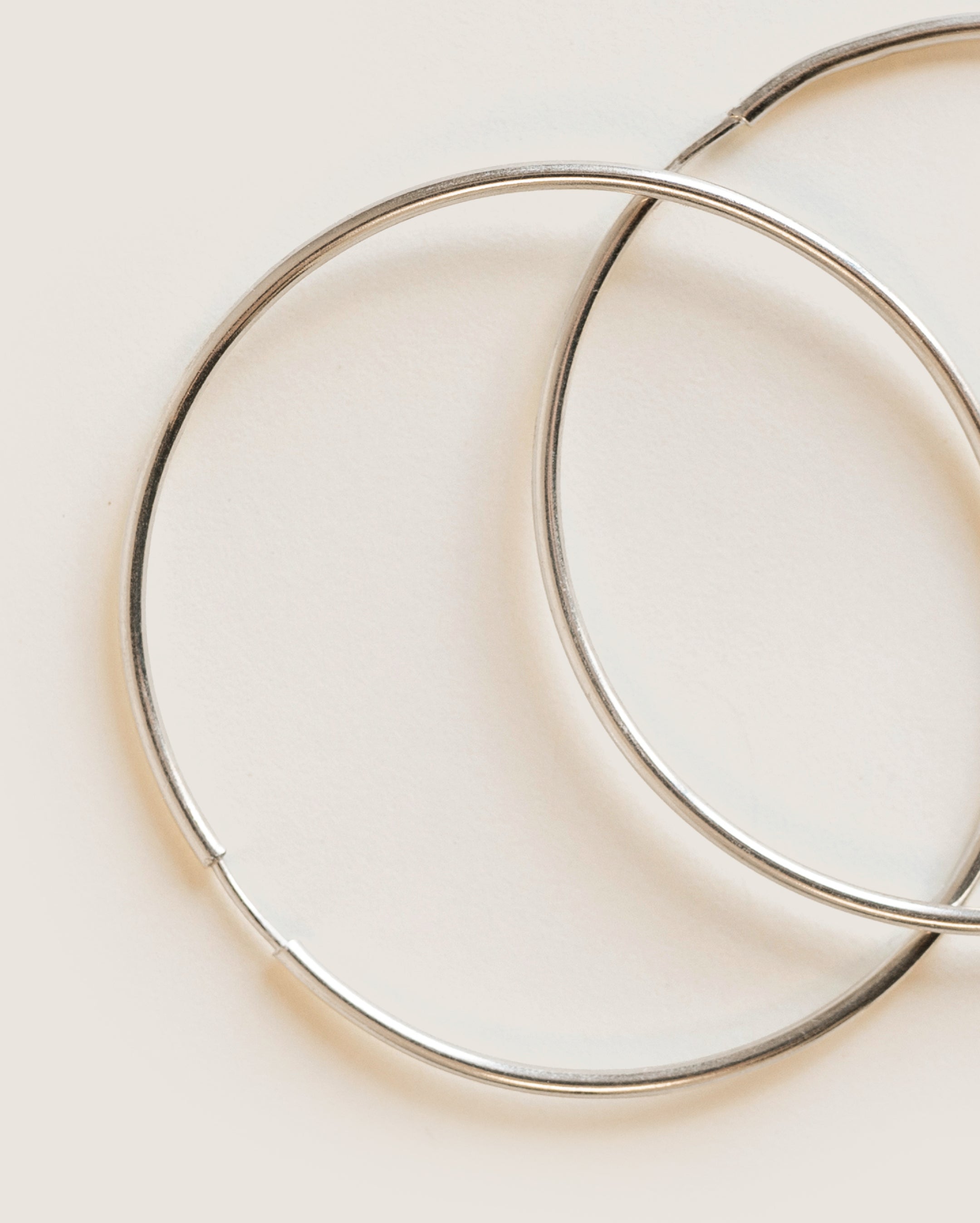 Congo earrings big in silver