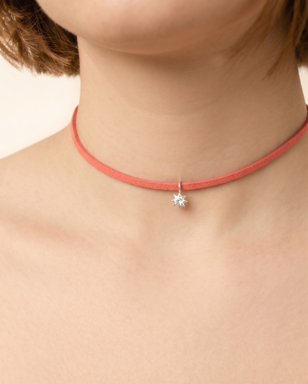 Small Star pendant necklace in silver